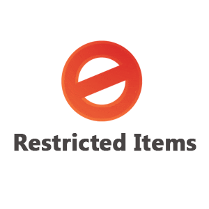 restricted items